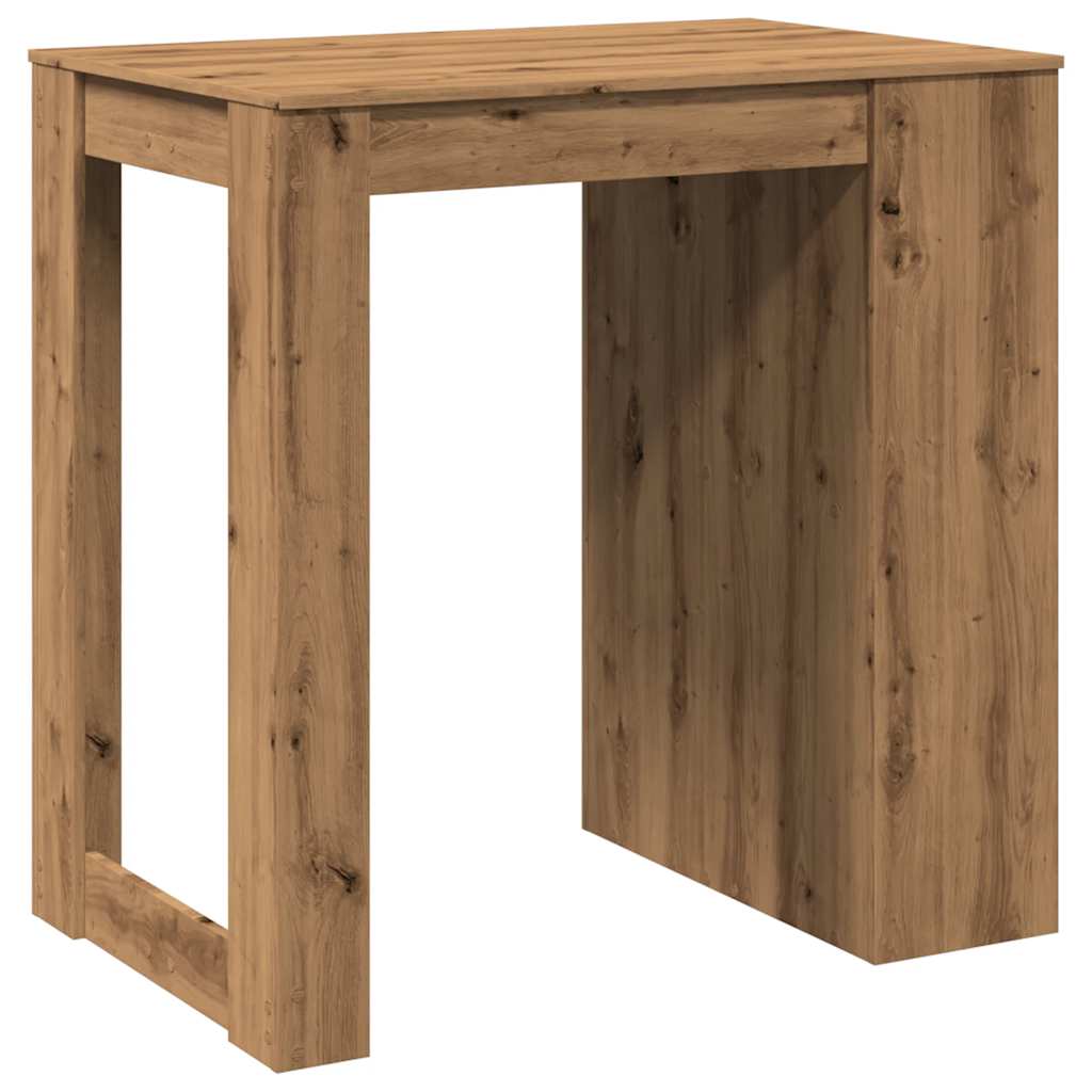 Bartafel 102x70x103,5 cm bewerkt hout artisanaal eikenkleurig is nu te koop bij PeponiXL, paradijselijk wonen!