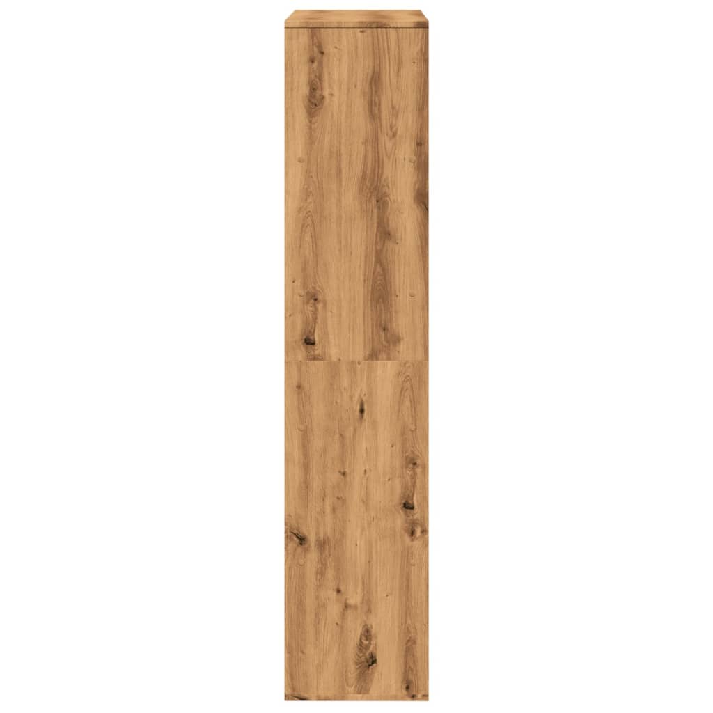 Boekenkast 100x33x156,5 cm bewerkt hout artisanaal eikenkleurig is nu te koop bij PeponiXL, paradijselijk wonen!
