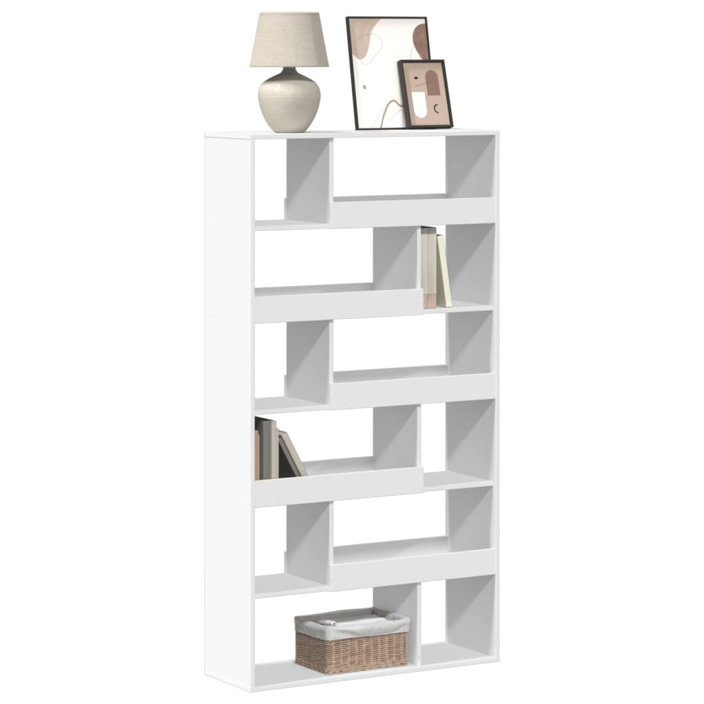Boekenkast 100x33x187,5 cm bewerkt hout wit is nu te koop bij PeponiXL, paradijselijk wonen!