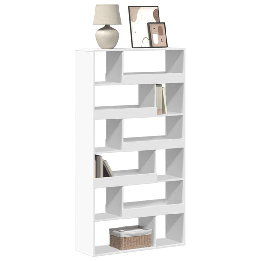 Boekenkast 100x33x187,5 cm bewerkt hout wit is nu te koop bij PeponiXL, paradijselijk wonen!