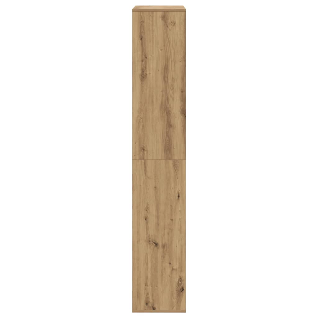 Boekenkast 100x33x187,5 cm bewerkt hout artisanaal eikenkleurig is nu te koop bij PeponiXL, paradijselijk wonen!
