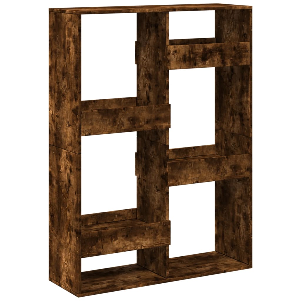 Boekenkast 100x33x135 cm bewerkt hout gerookt eikenkleurig is nu te koop bij PeponiXL, paradijselijk wonen!