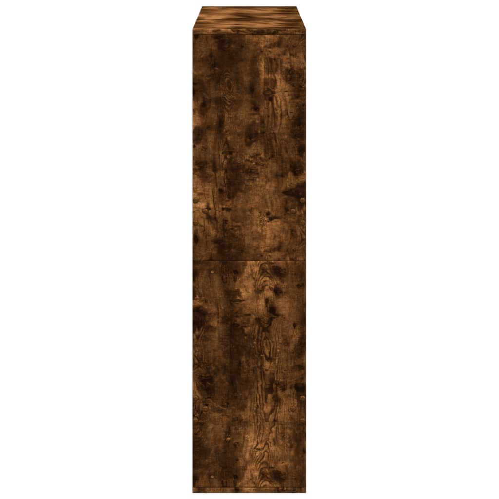 Boekenkast 100x33x135 cm bewerkt hout gerookt eikenkleurig is nu te koop bij PeponiXL, paradijselijk wonen!