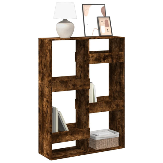 Boekenkast 100x33x135 cm bewerkt hout gerookt eikenkleurig is nu te koop bij PeponiXL, paradijselijk wonen!