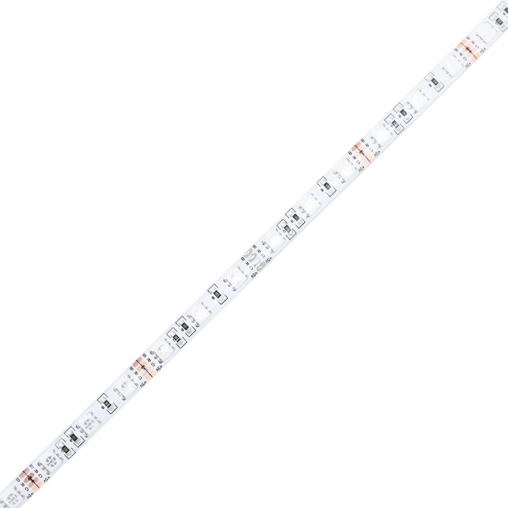 Bureau met LED-verlichting 130x130x91 cm hout betongrijs is nu te koop bij PeponiXL, paradijselijk wonen!