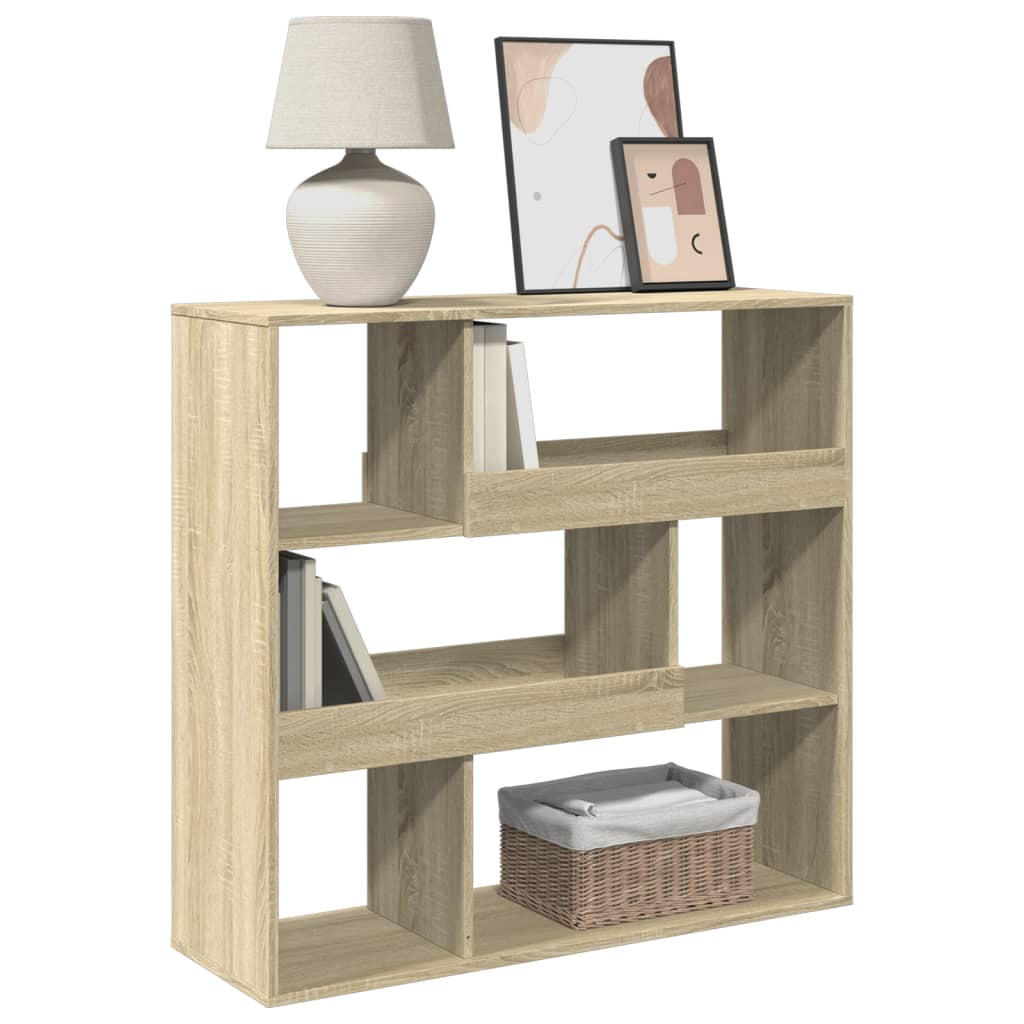 Kamerscherm 100x33x94,5 cm bewerkt hout sonoma eikenkleurig is nu te koop bij PeponiXL, paradijselijk wonen!