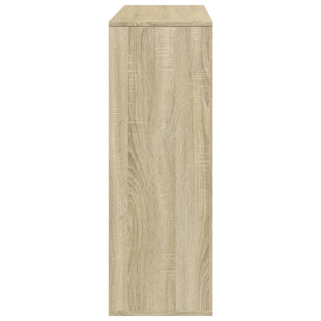 Kamerscherm 100x33x94,5 cm bewerkt hout sonoma eikenkleurig is nu te koop bij PeponiXL, paradijselijk wonen!