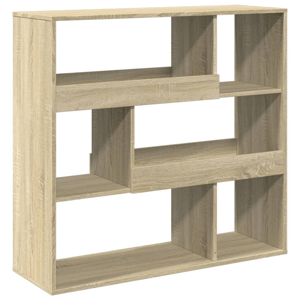 Kamerscherm 100x33x94,5 cm bewerkt hout sonoma eikenkleurig is nu te koop bij PeponiXL, paradijselijk wonen!