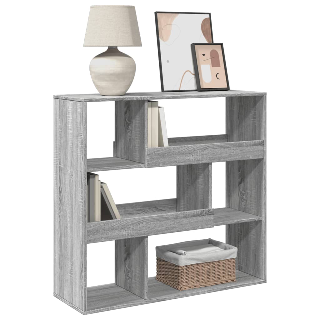 Kamerscherm 100x33x94,5 cm bewerkt hout grijs sonoma eikenkleur is nu te koop bij PeponiXL, paradijselijk wonen!
