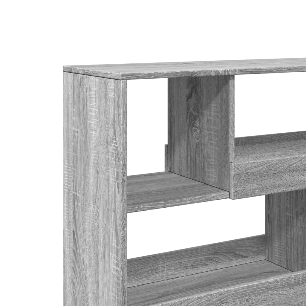 Kamerscherm 100x33x94,5 cm bewerkt hout grijs sonoma eikenkleur is nu te koop bij PeponiXL, paradijselijk wonen!