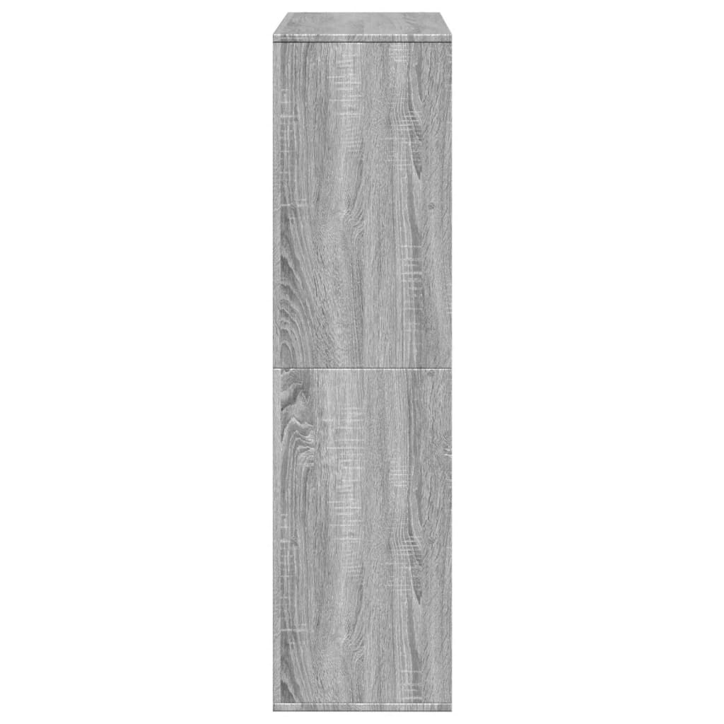 kamerscherm 100x33x125,5 cm bewerkt hout grijs sonoma eiken is nu te koop bij PeponiXL, paradijselijk wonen!