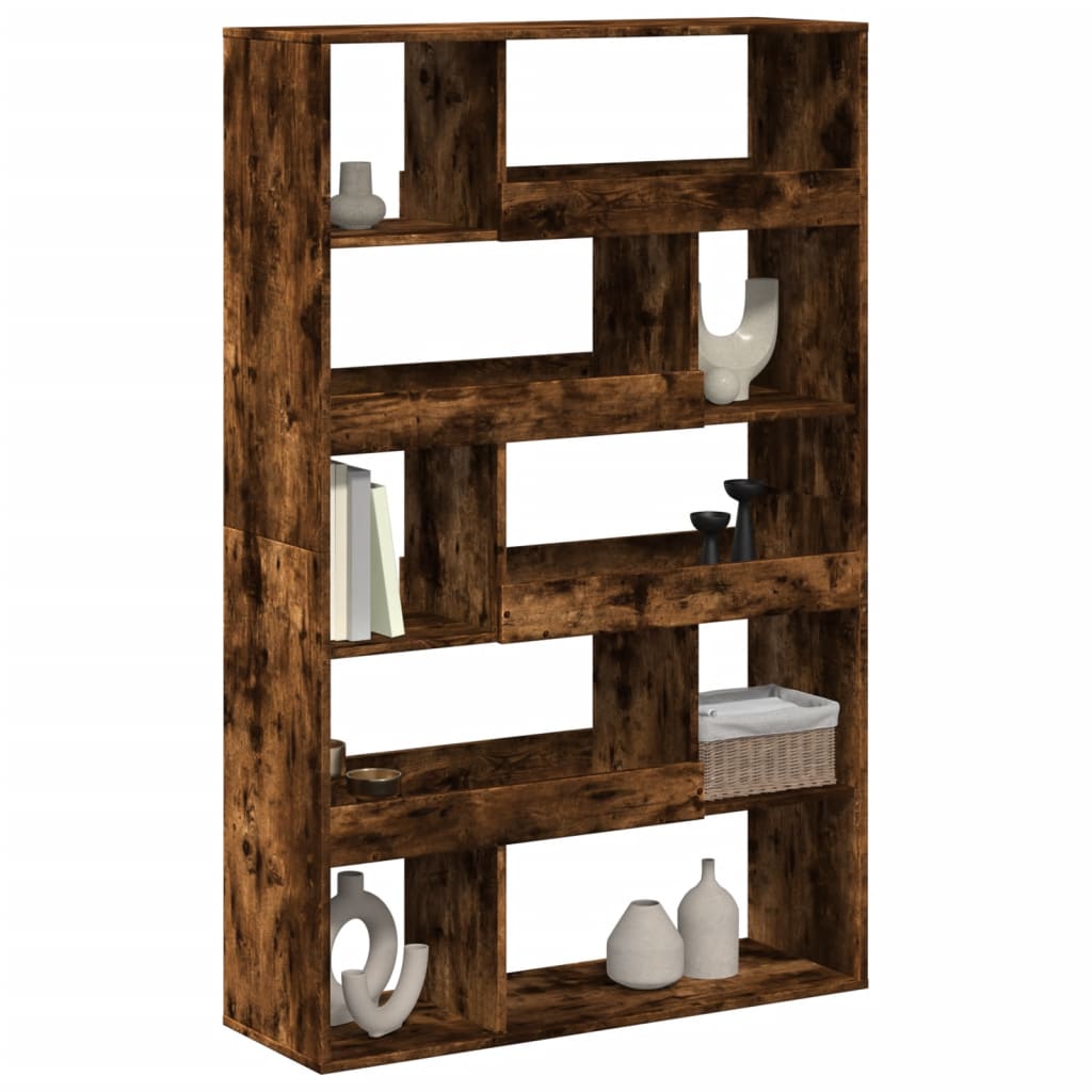 kamerscherm 100x33x156,5 cm bewerkt hout gerookt eikenkleurig is nu te koop bij PeponiXL, paradijselijk wonen!