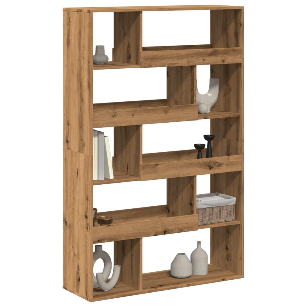 Kamerscherm 100x33x156,5 cm bewerkt hout artisanaal eikenkleur is nu te koop bij PeponiXL, paradijselijk wonen!