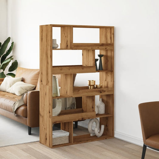 Kamerscherm 100x33x156,5 cm bewerkt hout artisanaal eikenkleur is nu te koop bij PeponiXL, paradijselijk wonen!