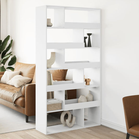 Kamerscherm 100x33x187,5 cm bewerkt hout wit is nu te koop bij PeponiXL, paradijselijk wonen!