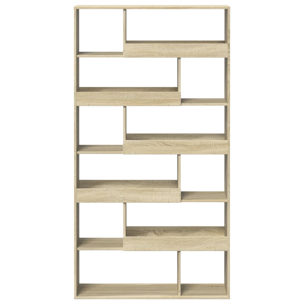 Kamerscherm 100x33x187,5 cm bewerkt hout sonoma eikenkleurig is nu te koop bij PeponiXL, paradijselijk wonen!