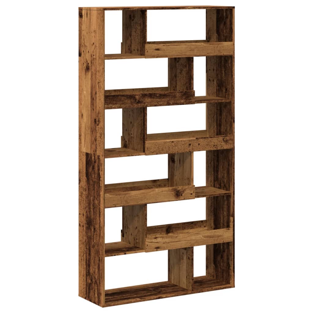 Kamerscherm 100x33x187,5 cm bewerkt hout oud houtkleurig is nu te koop bij PeponiXL, paradijselijk wonen!