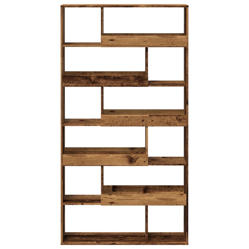 Kamerscherm 100x33x187,5 cm bewerkt hout oud houtkleurig is nu te koop bij PeponiXL, paradijselijk wonen!