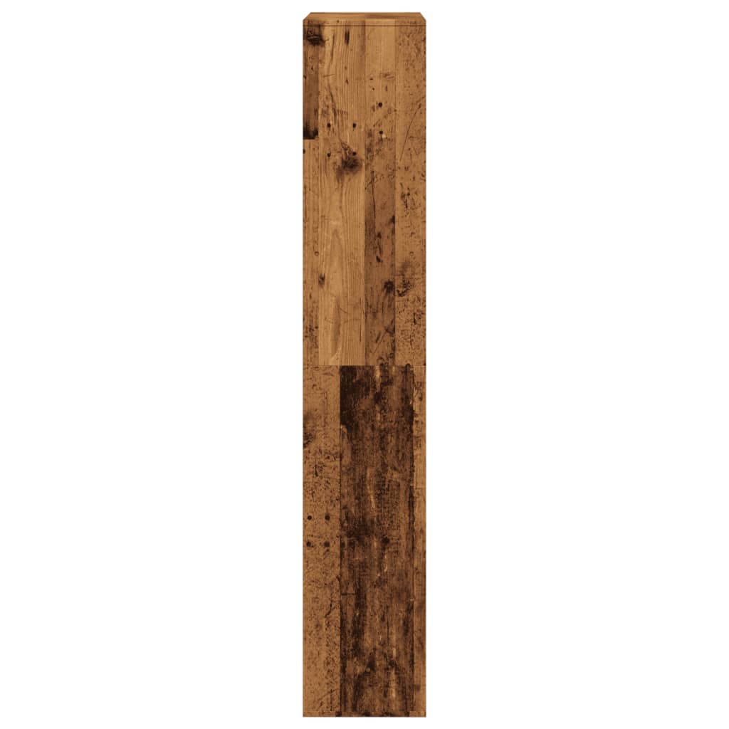 Kamerscherm 100x33x187,5 cm bewerkt hout oud houtkleurig is nu te koop bij PeponiXL, paradijselijk wonen!