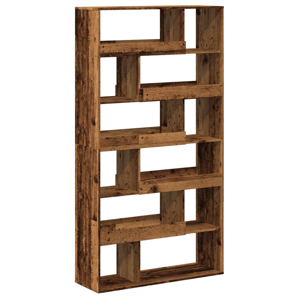 Kamerscherm 100x33x187,5 cm bewerkt hout oud houtkleurig is nu te koop bij PeponiXL, paradijselijk wonen!