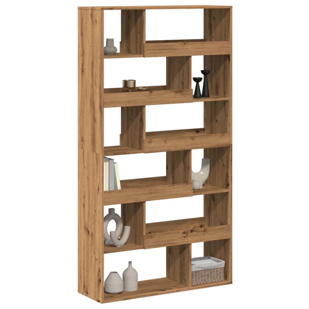 Kamerscherm 100x33x187,5 cm bewerkt hout artisanaal eikenkleur is nu te koop bij PeponiXL, paradijselijk wonen!