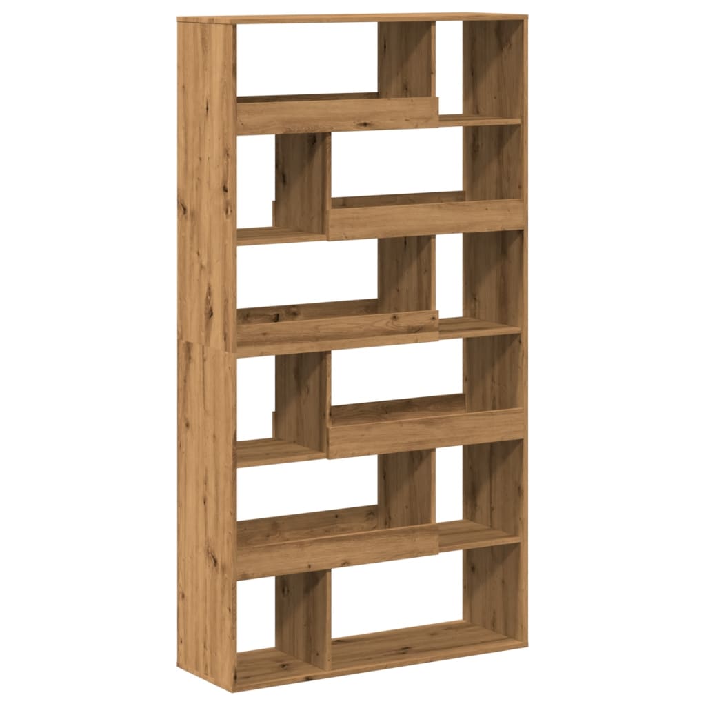 Kamerscherm 100x33x187,5 cm bewerkt hout artisanaal eikenkleur is nu te koop bij PeponiXL, paradijselijk wonen!