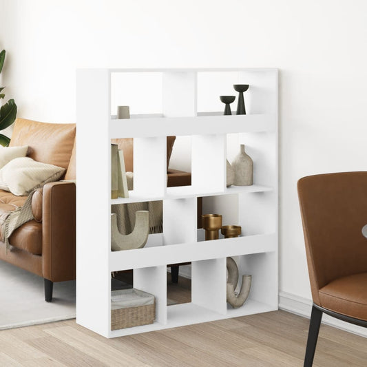 Kamerscherm 100x33x125,5 cm bewerkt hout wit is nu te koop bij PeponiXL, paradijselijk wonen!