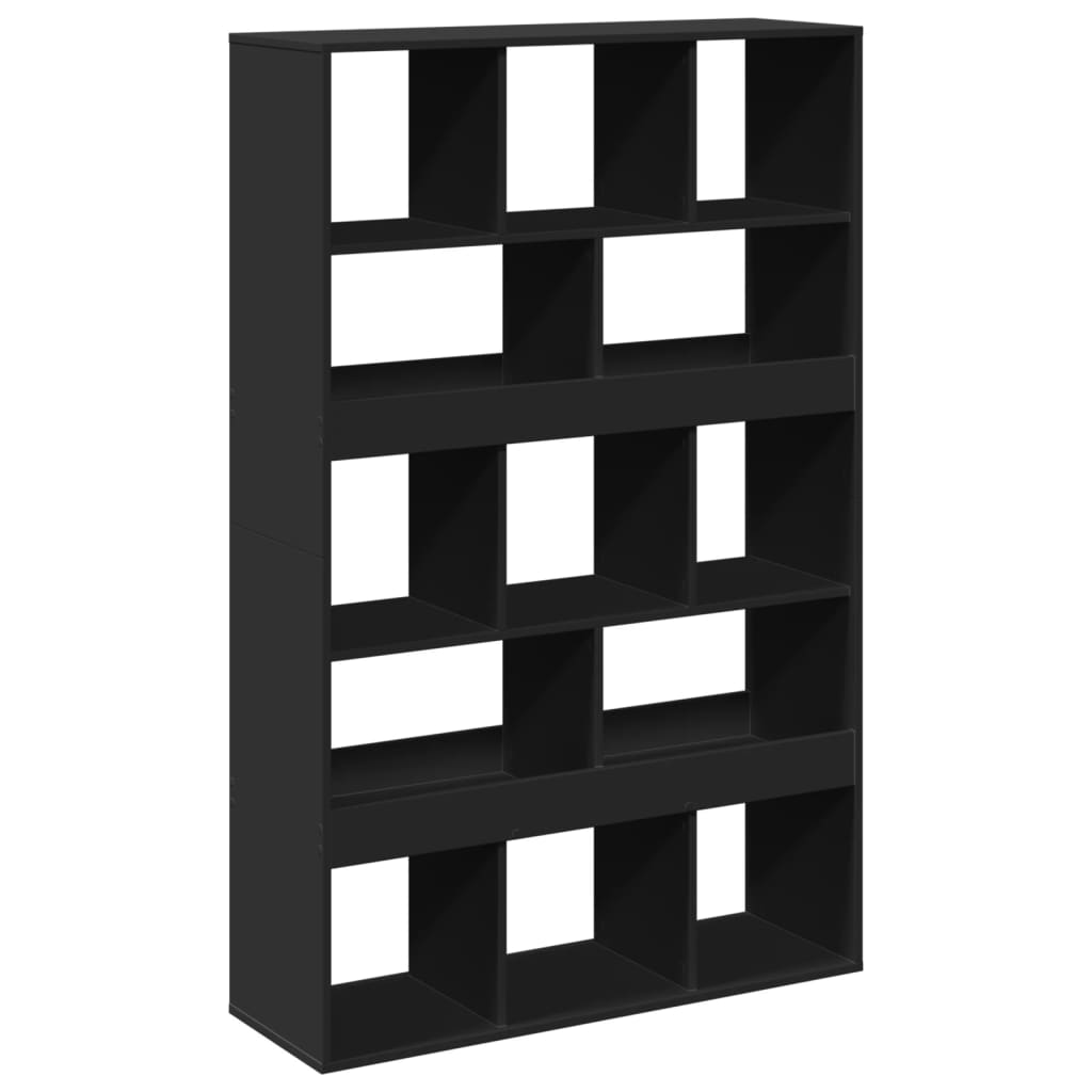 Kamerscherm 100x33x156,5 cm bewerkt hout zwart is nu te koop bij PeponiXL, paradijselijk wonen!