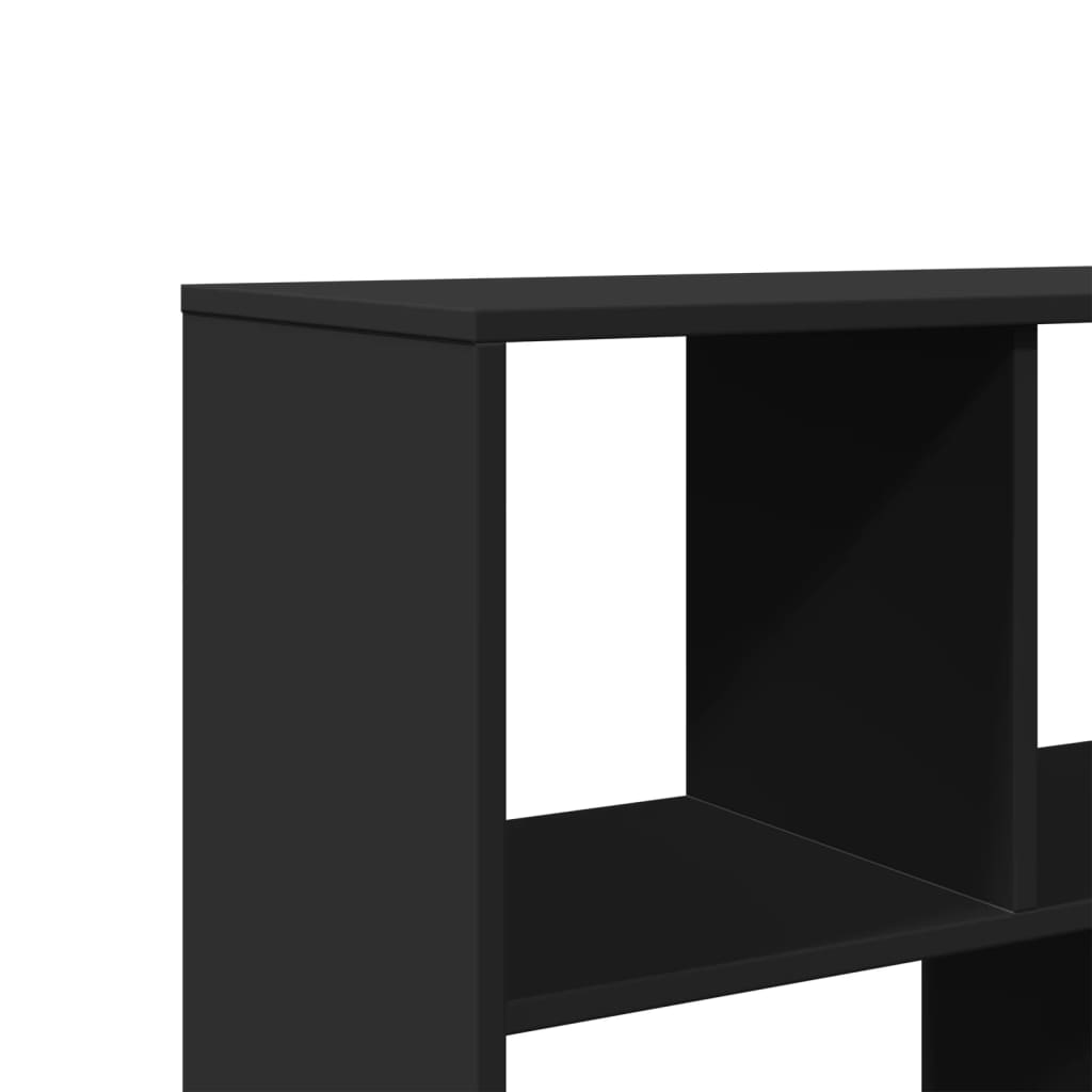 Kamerscherm 100x33x156,5 cm bewerkt hout zwart is nu te koop bij PeponiXL, paradijselijk wonen!