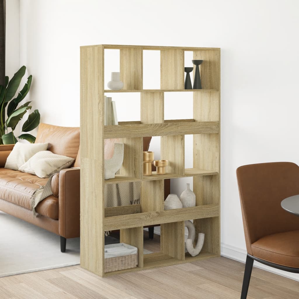 kamerscherm 100x33x156,5 cm bewerkt hout sonoma eikenkleurig is nu te koop bij PeponiXL, paradijselijk wonen!