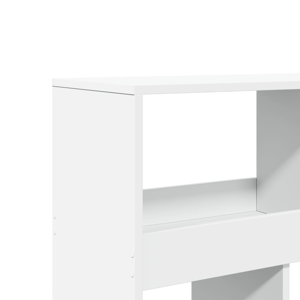 Kamerscherm 100x33x187,5 cm bewerkt hout wit is nu te koop bij PeponiXL, paradijselijk wonen!