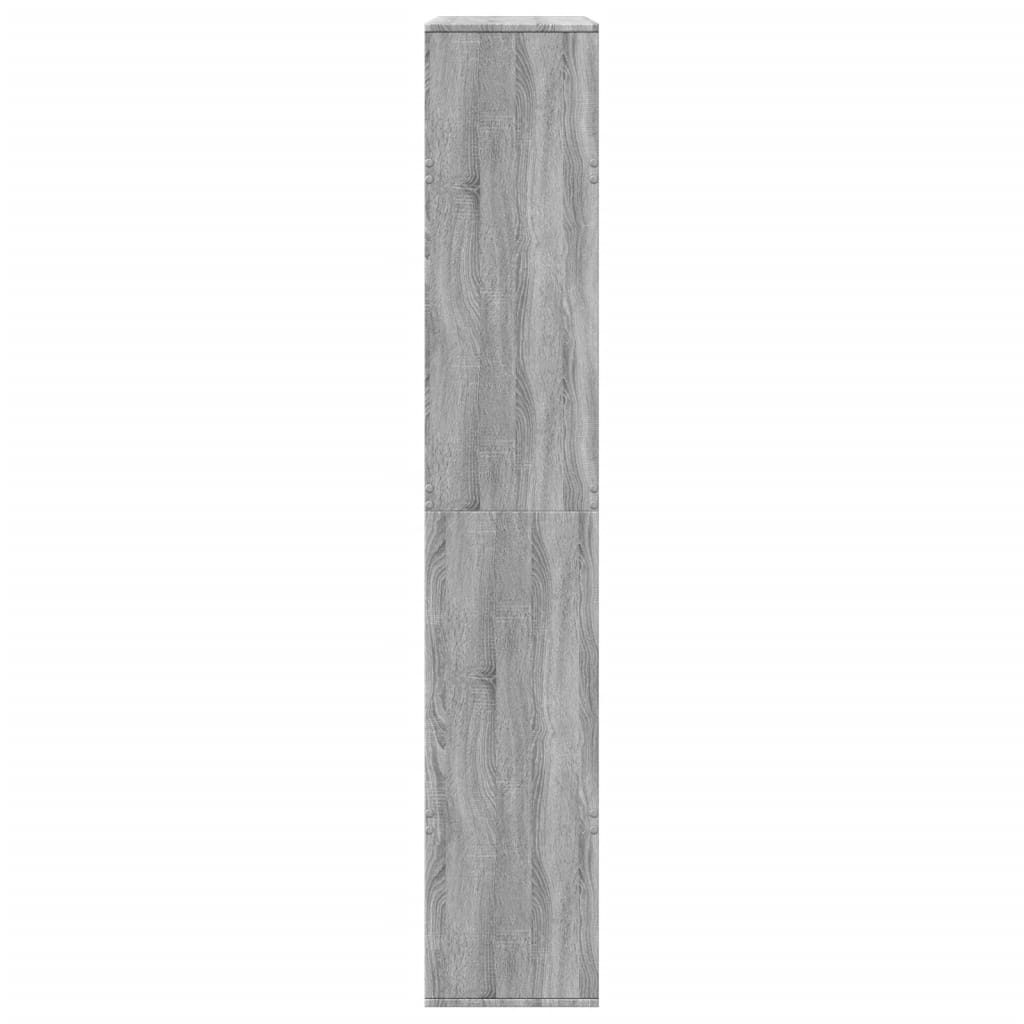 kamerscherm 100x33x187,5 cm bewerkt hout grijs sonoma eiken is nu te koop bij PeponiXL, paradijselijk wonen!