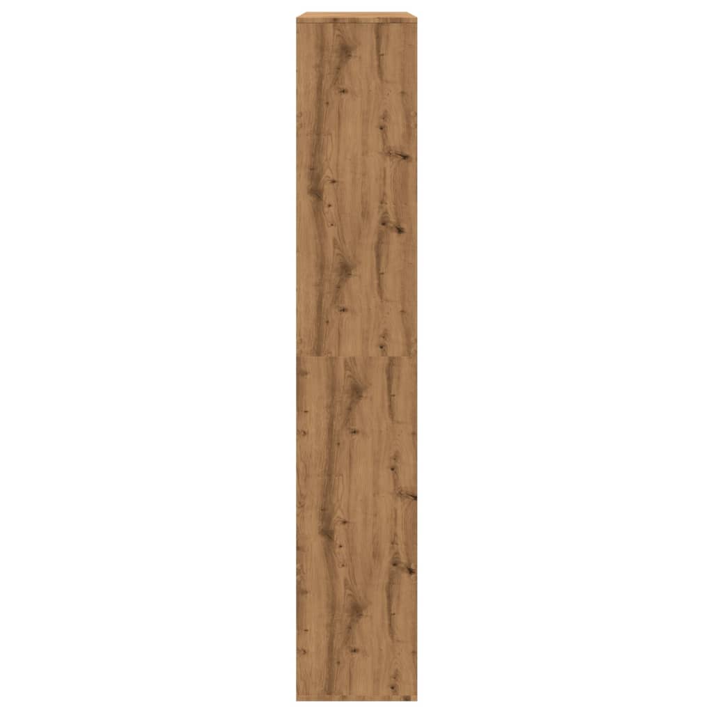 Kamerscherm 100x33x187,5 cm bewerkt hout artisanaal eikenkleur is nu te koop bij PeponiXL, paradijselijk wonen!