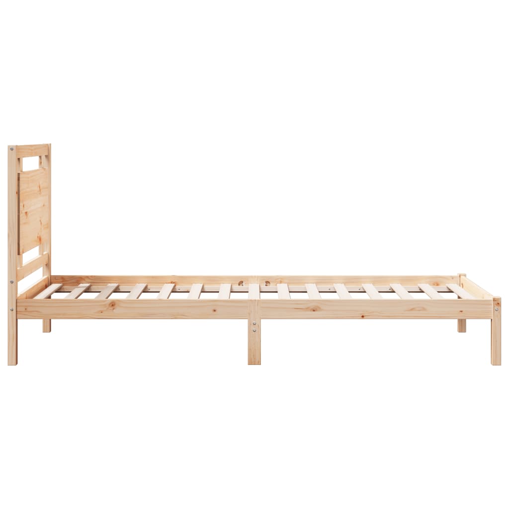 Bedframe extra lang zonder matras massief hout 100x210 cm is nu te koop bij PeponiXL, paradijselijk wonen!
