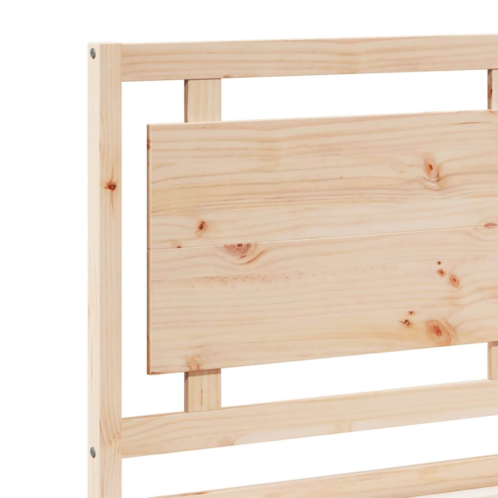 Bedframe extra lang zonder matras massief hout 180x210 cm is nu te koop bij PeponiXL, paradijselijk wonen!