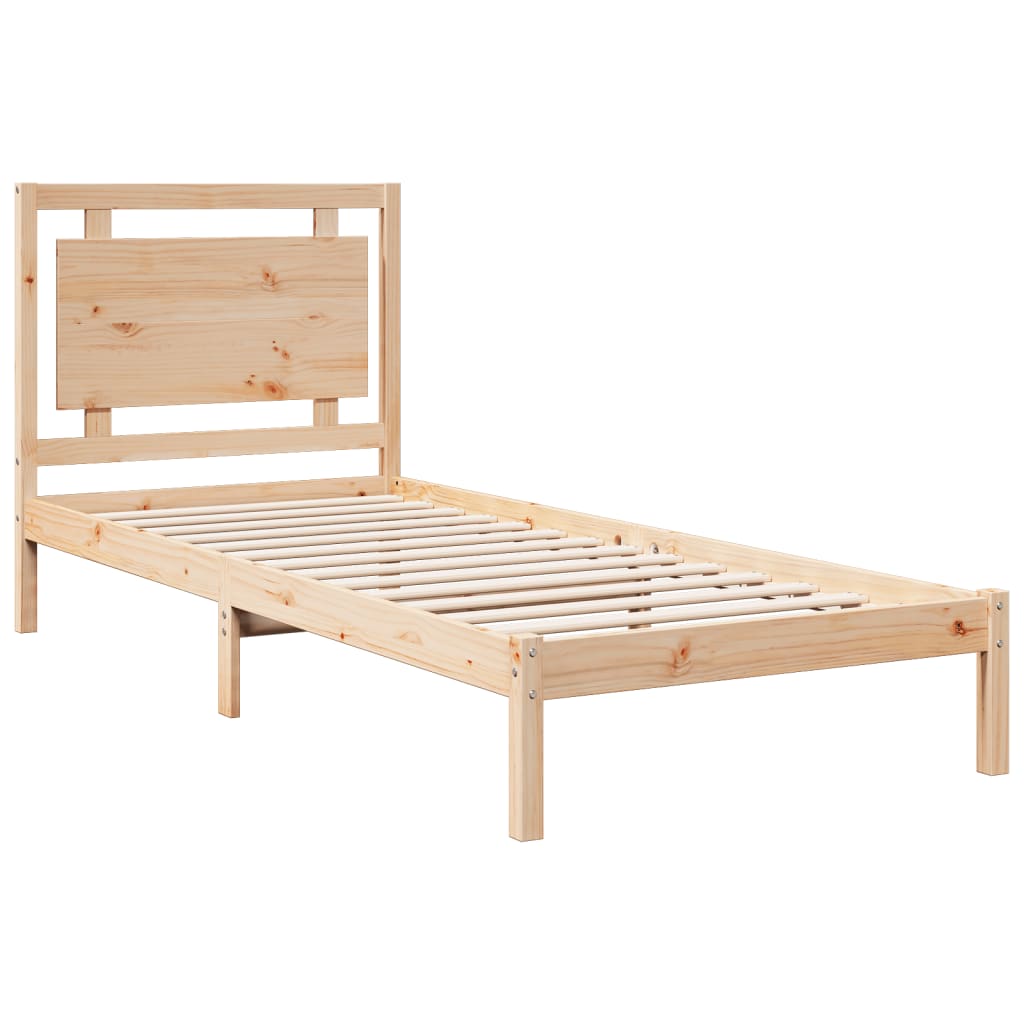 Bedframe extra lang zonder matras massief hout 100x220 cm is nu te koop bij PeponiXL, paradijselijk wonen!