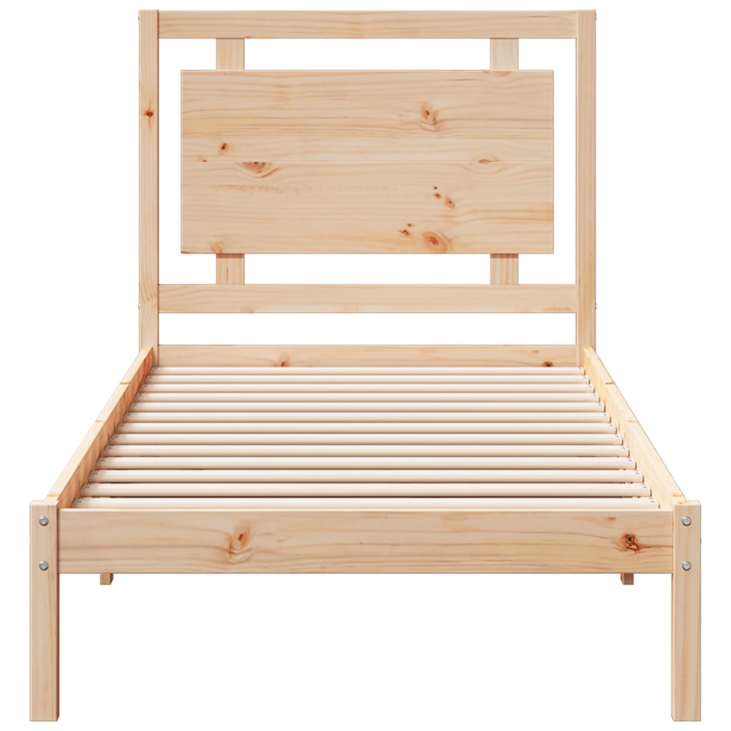 Bedframe extra lang zonder matras massief hout 100x220 cm is nu te koop bij PeponiXL, paradijselijk wonen!
