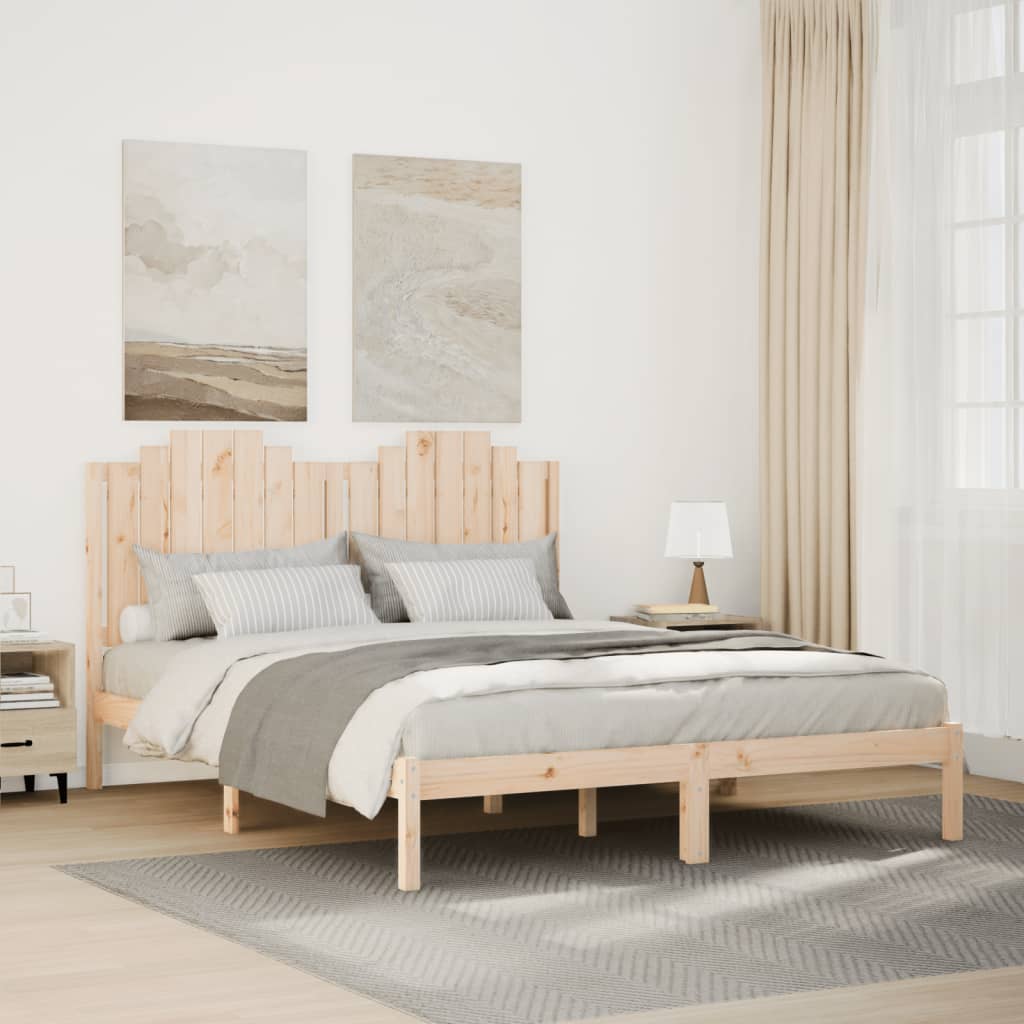 Bedframe extra lang zonder matras massief hout 160x220 cm is nu te koop bij PeponiXL, paradijselijk wonen!