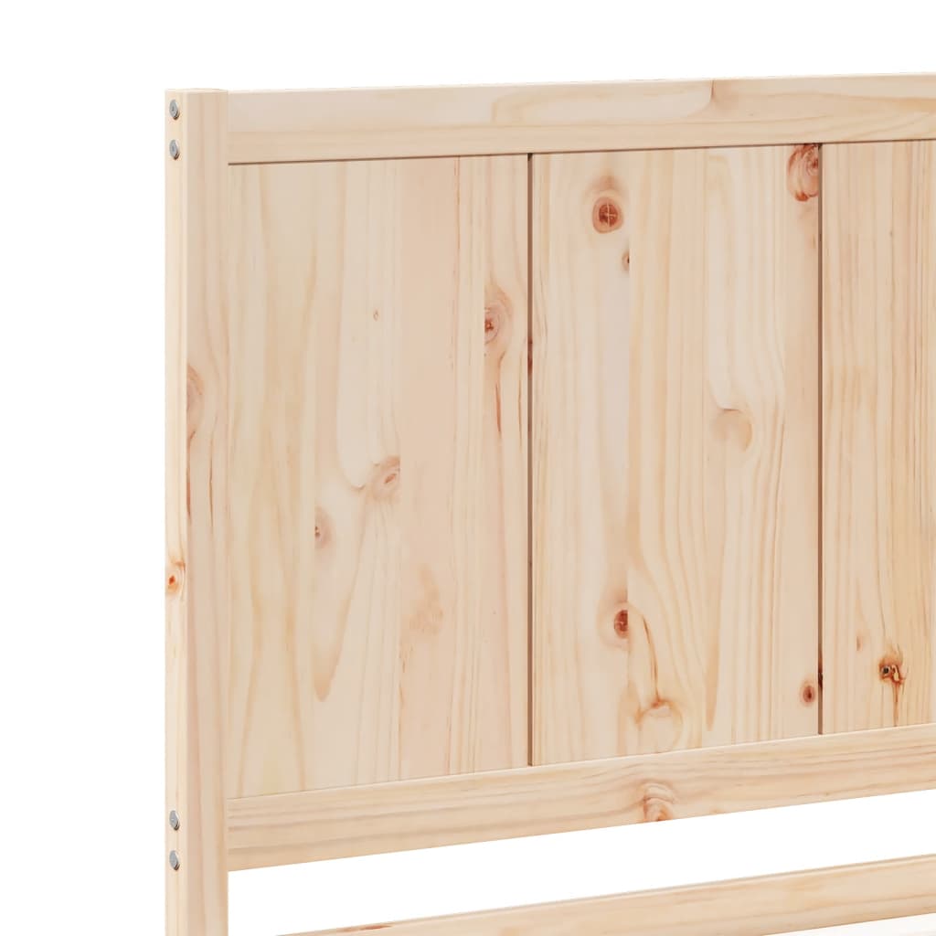 Bedframe extra lang zonder matras massief hout 140x210 cm is nu te koop bij PeponiXL, paradijselijk wonen!