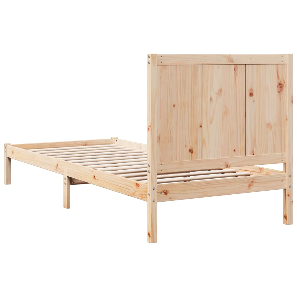 Bedframe extra lang zonder matras massief hout 100x220 cm is nu te koop bij PeponiXL, paradijselijk wonen!
