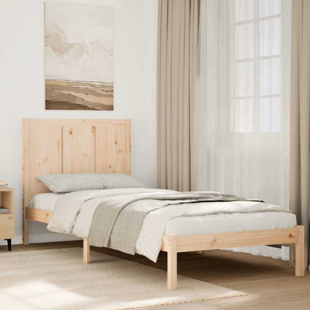 Bedframe extra lang zonder matras massief hout 100x220 cm is nu te koop bij PeponiXL, paradijselijk wonen!