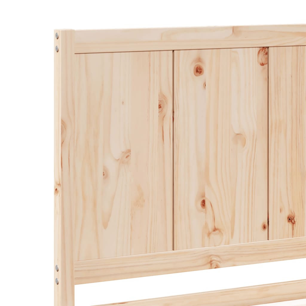 Bedframe extra lang zonder matras massief hout 140x220 cm is nu te koop bij PeponiXL, paradijselijk wonen!