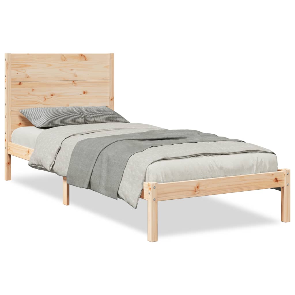 Bedframe extra lang zonder matras massief hout 100x220 cm is nu te koop bij PeponiXL, paradijselijk wonen!
