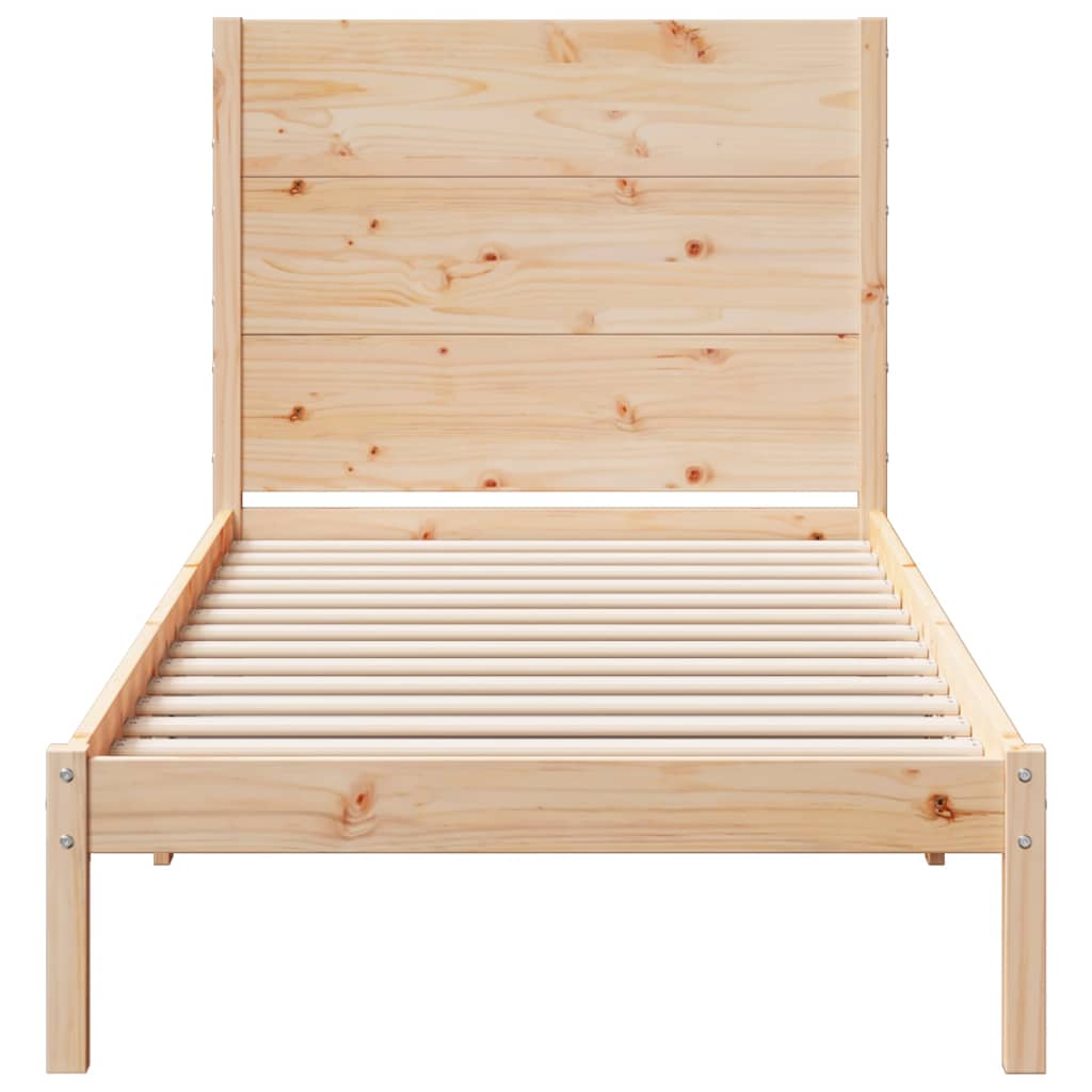 Bedframe extra lang zonder matras massief hout 100x220 cm is nu te koop bij PeponiXL, paradijselijk wonen!