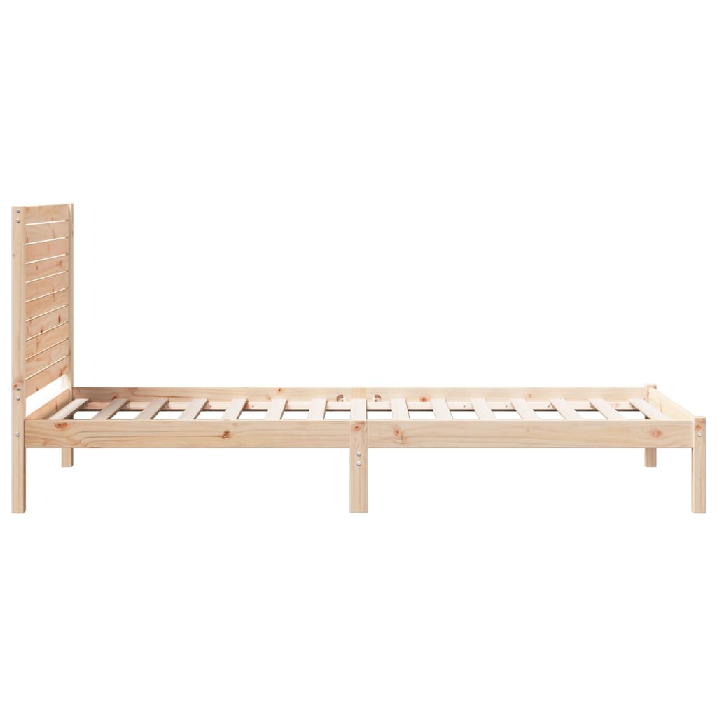 Bedframe extra lang zonder matras massief hout 100x210 cm is nu te koop bij PeponiXL, paradijselijk wonen!