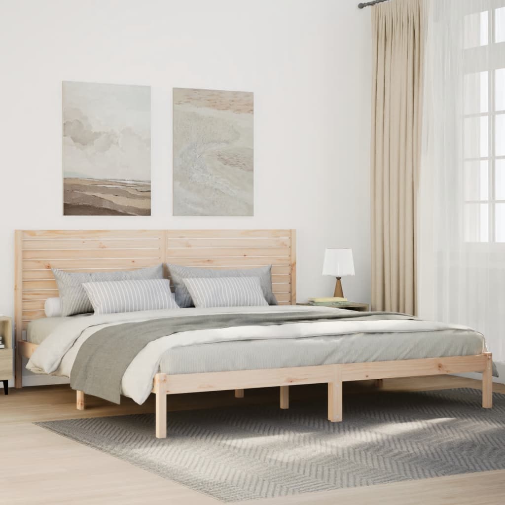 Bedframe extra lang zonder matras massief hout 200x210 cm is nu te koop bij PeponiXL, paradijselijk wonen!