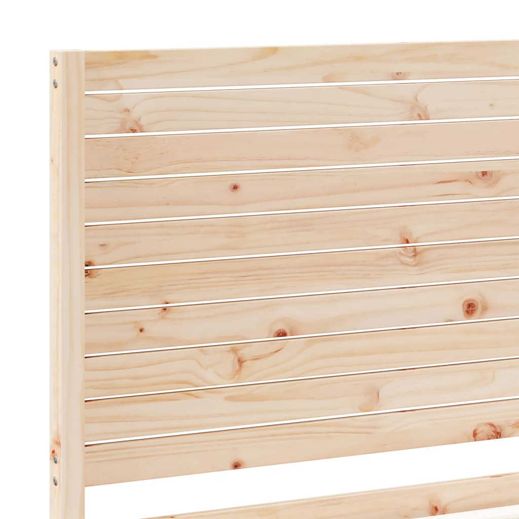 Bedframe extra lang zonder matras massief hout 160x220 cm is nu te koop bij PeponiXL, paradijselijk wonen!