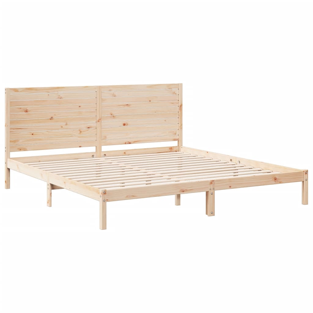 Bedframe extra lang zonder matras massief hout 200x220 cm is nu te koop bij PeponiXL, paradijselijk wonen!