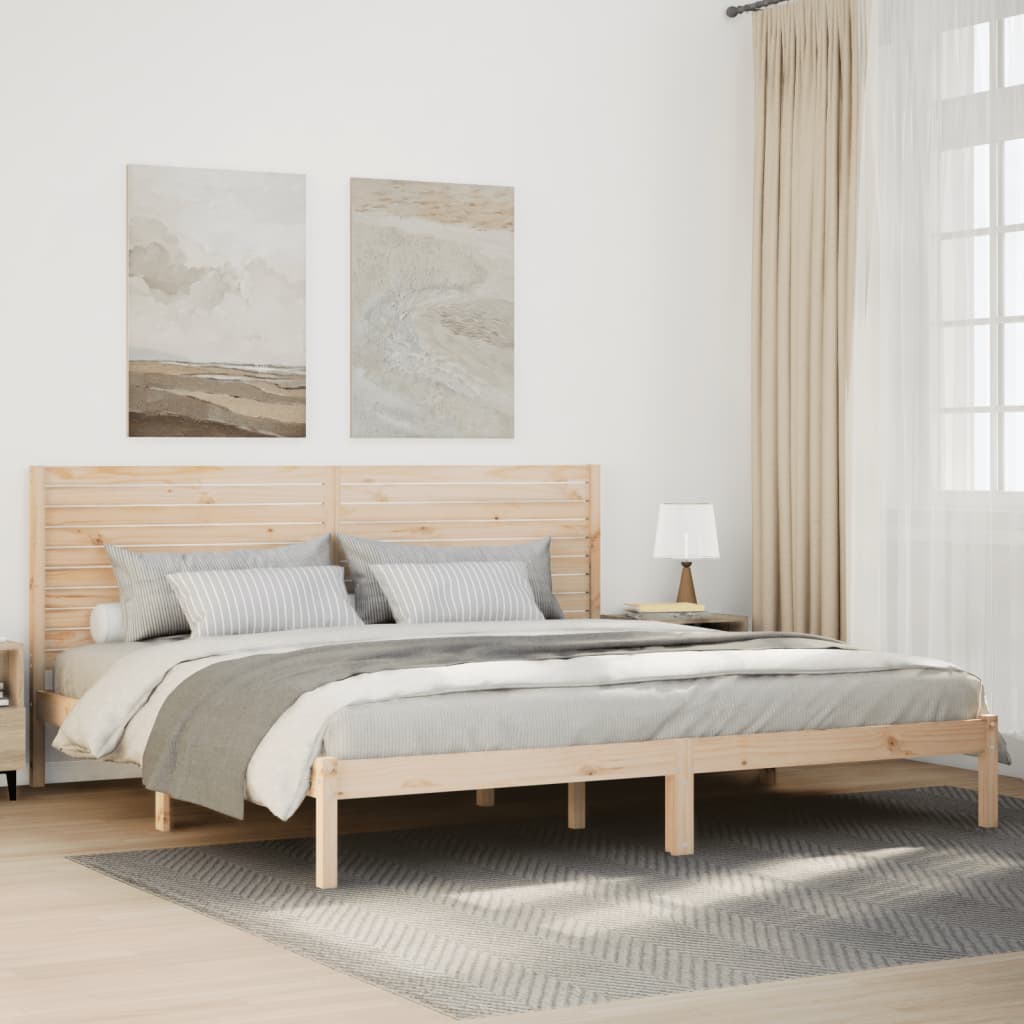 Bedframe extra lang zonder matras massief hout 200x220 cm is nu te koop bij PeponiXL, paradijselijk wonen!
