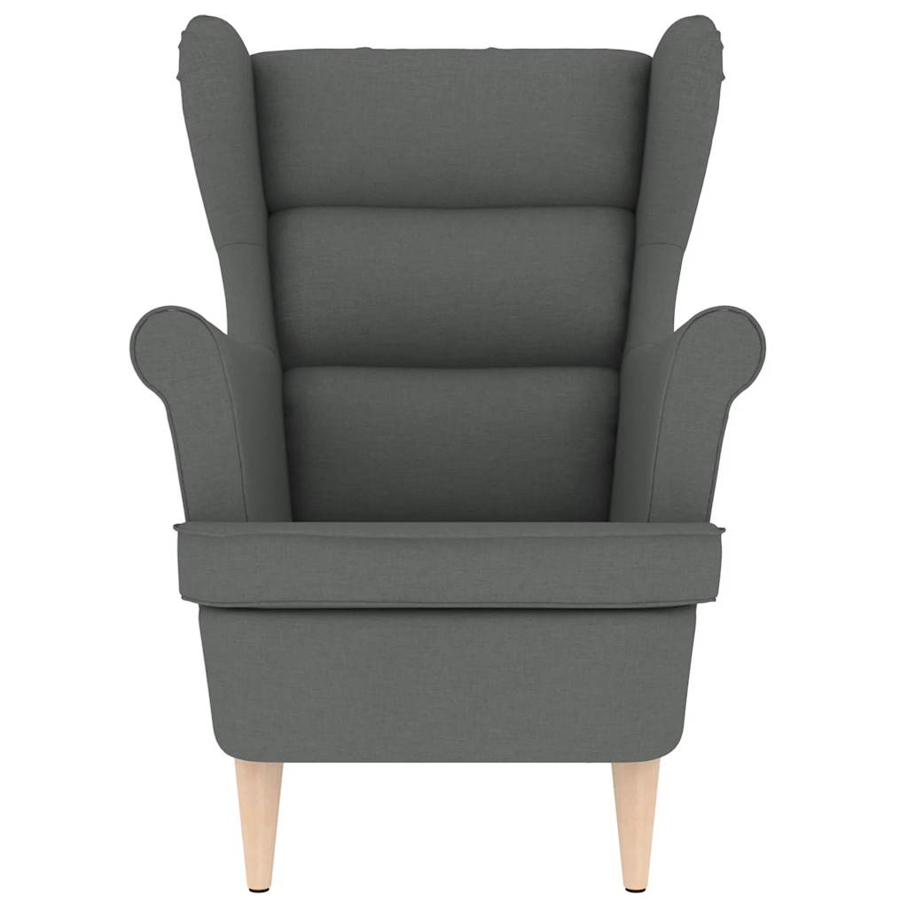 Fauteuil 74x84x100 cm stof donkergrijs is nu te koop bij PeponiXL, paradijselijk wonen!